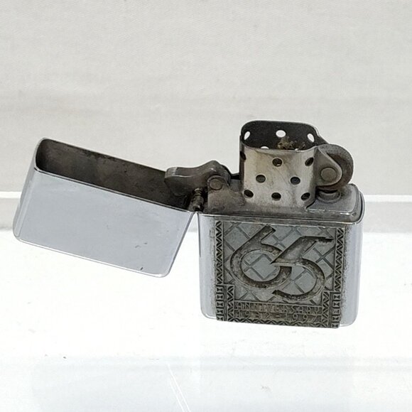 Zippo Factory Error 65th Anniversary Limited Edition Lighter 1932-1997 RARE VTG - Picture 4 of 9